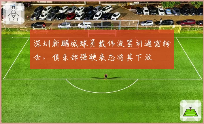 深圳新鹏城球员戴伟浚罢训逼宫转会，俱乐部强硬表态将其下放
