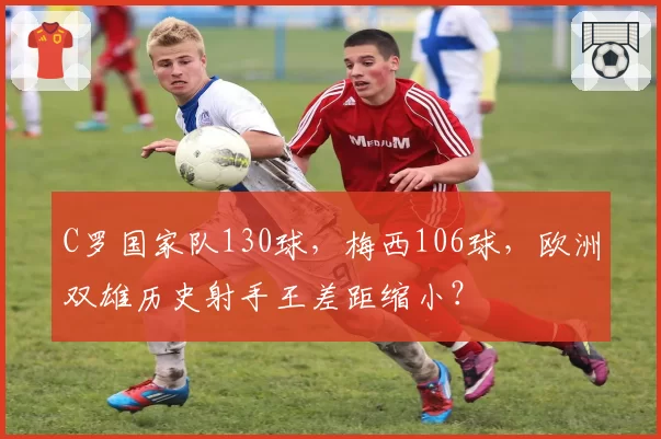 C罗国家队130球，梅西106球，欧洲双雄历史射手王差距缩小？